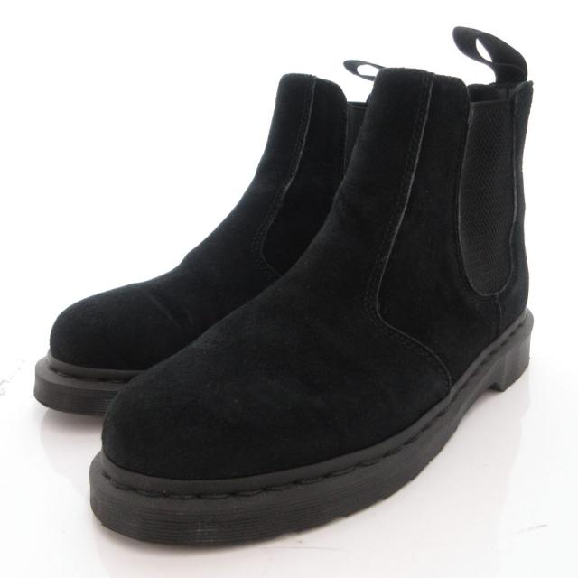 【中古】ドクターマーチン DR.MARTENS MONO チェルシーブーツ ショート サイドゴア スエードレザー UK9 黒