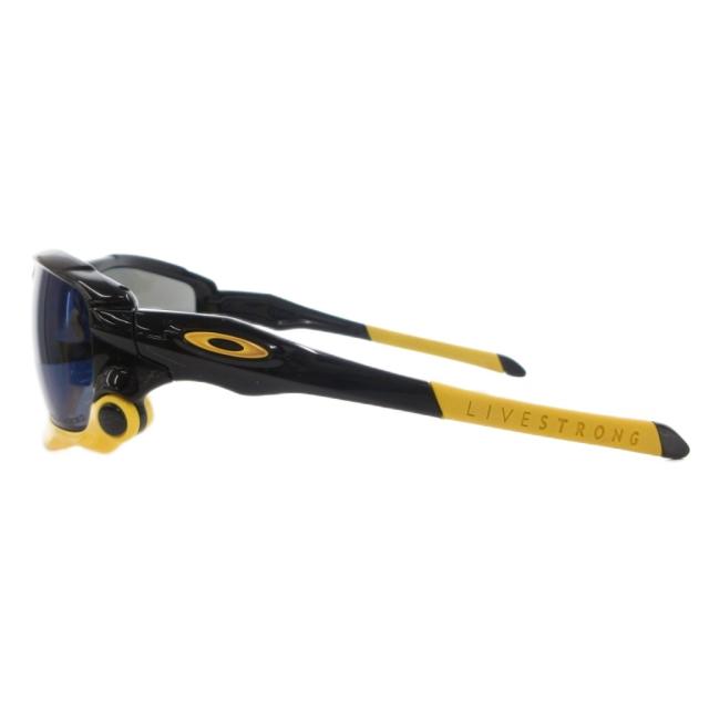 【中古】オークリー OAKLEY JAWBONE LIVESTRONG 限定モデル サングラス アイウェア メガネ 62□18 黒 ブラック 黄_2
