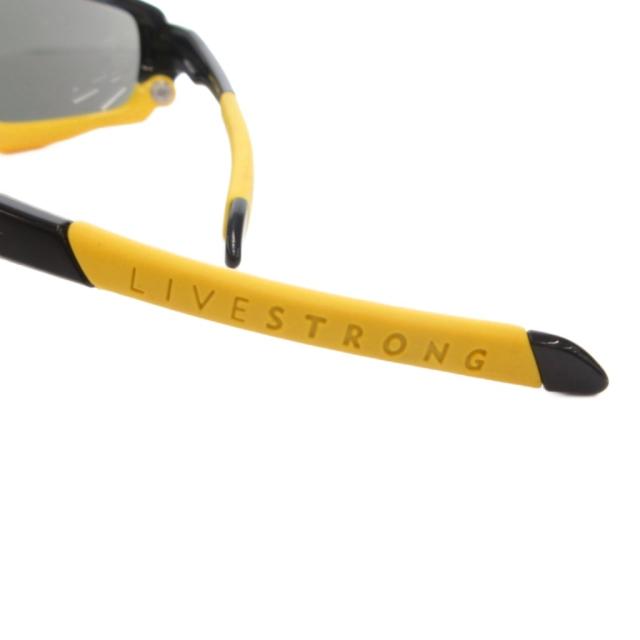【中古】オークリー OAKLEY JAWBONE LIVESTRONG 限定モデル サングラス アイウェア メガネ 62□18 黒 ブラック 黄_4