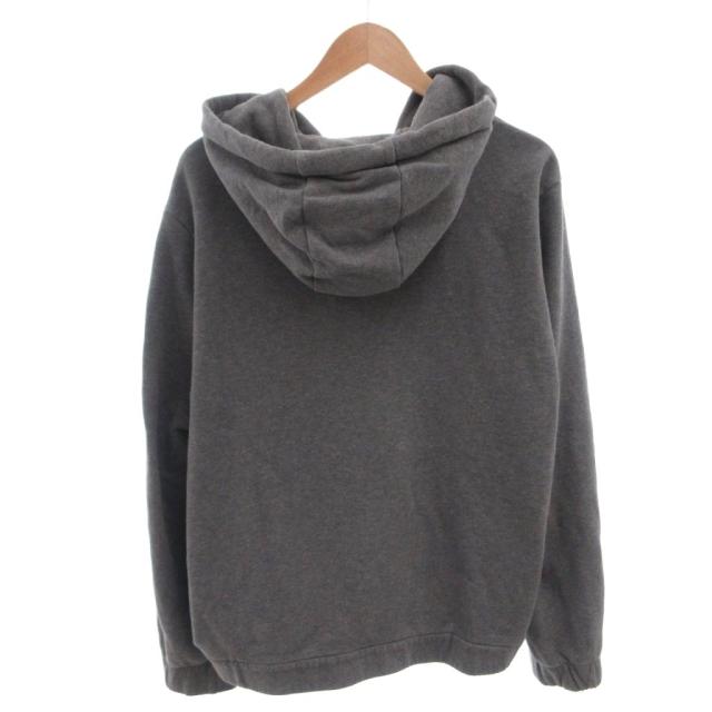 【中古】モンクレール MONCLER 25AW FELPA APERTA CON ZIP ジップアップパーカー フーディ スウェット グレー M_1