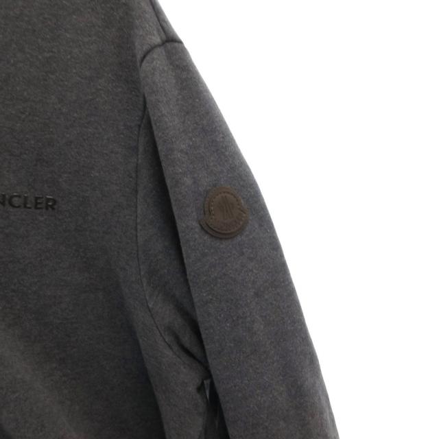 【中古】モンクレール MONCLER 25AW FELPA APERTA CON ZIP ジップアップパーカー フーディ スウェット グレー M_5