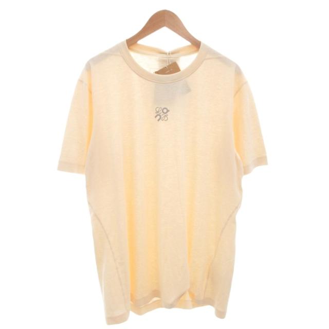 【中古】未使用品 ロエベ LOEWE On コラボ タグ付き 25SS Active Tシャツ 半袖 XL アイボリー 1UF10431951