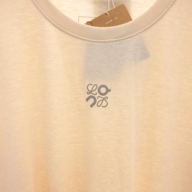 【中古】未使用品 ロエベ LOEWE On コラボ タグ付き 25SS Active Tシャツ 半袖 XL アイボリー 1UF10431951_2