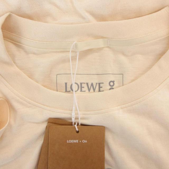 【中古】未使用品 ロエベ LOEWE On コラボ タグ付き 25SS Active Tシャツ 半袖 XL アイボリー 1UF10431951_6