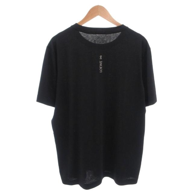 【中古】ロエベ LOEWE On コラボ 25SS Active Tシャツ 半袖 ロゴプリント L 黒 ブラック /FF メンズ_1