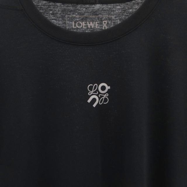 【中古】ロエベ LOEWE On コラボ 25SS Active Tシャツ 半袖 ロゴプリント L 黒 ブラック /FF メンズ_3