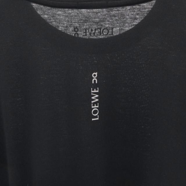 【中古】ロエベ LOEWE On コラボ 25SS Active Tシャツ 半袖 ロゴプリント L 黒 ブラック /FF メンズ_4