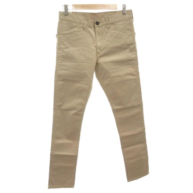 【中古】未使用品 ミスターハリウッド タグ付き エヌハリ チノパンツ パンツ ストレッチ スリム ベージュ