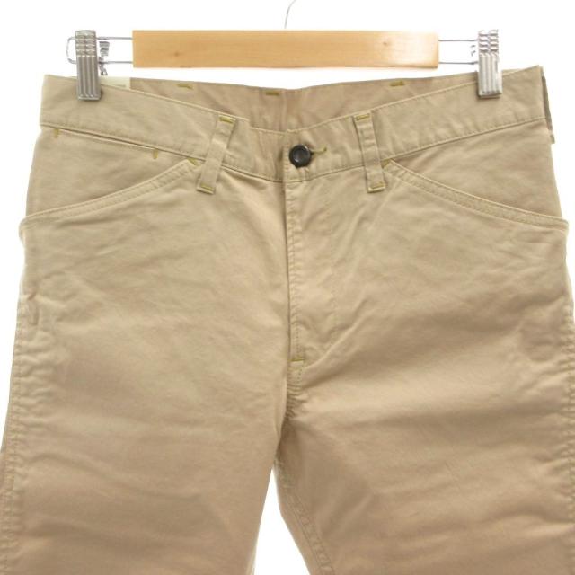 【中古】未使用品 ミスターハリウッド タグ付き エヌハリ チノパンツ パンツ ストレッチ スリム ベージュ_2