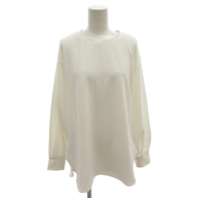 【中古】ビアズリー BEARDSLEY ガリャルダガランテ 23AW Tブラウス シャツ チュニック 長袖 F 白 ホワイト