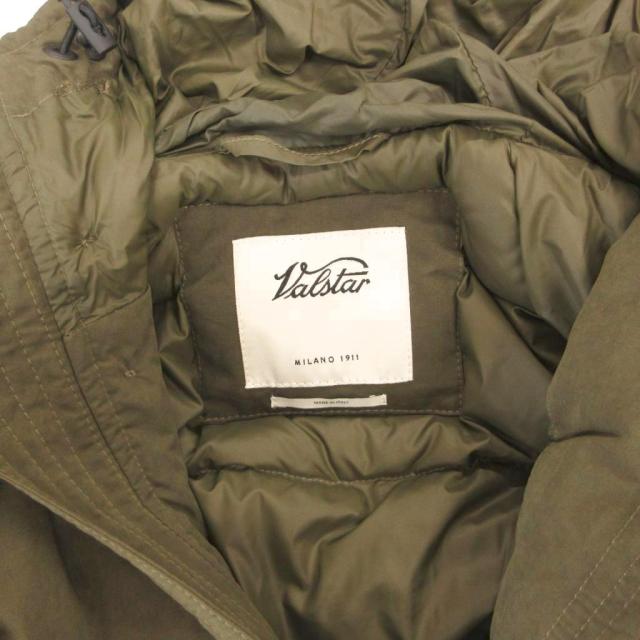 【中古】ヴァルスター DOWN PADDED HOODED LIAM JACKET ダウンジャケット ショートコート フード 44 カーキ_5