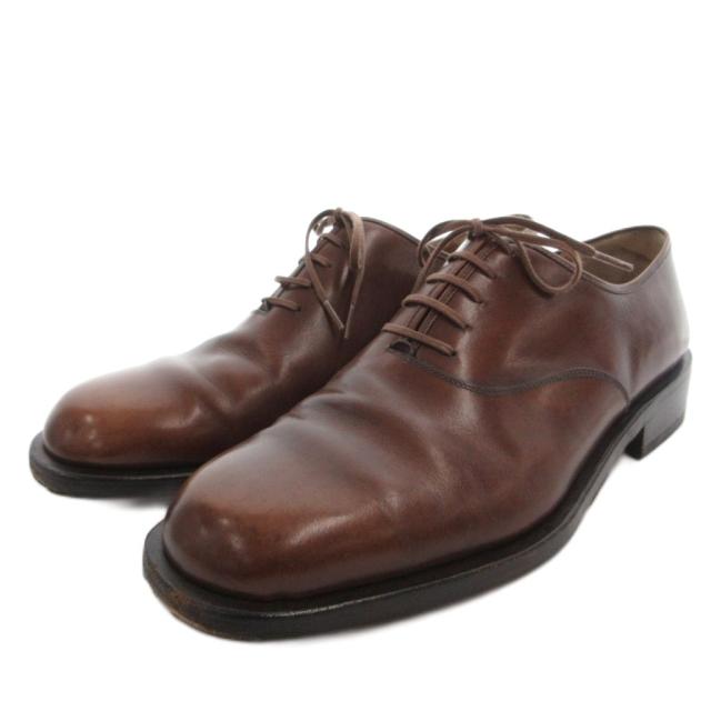 【中古】サルヴァトーレフェラガモ Salvatore Ferragamo ビジネスシューズ 革靴 内羽根 レースアップ レザー 8.5 茶