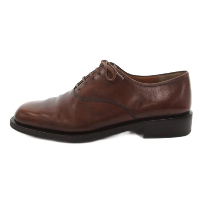 【中古】サルヴァトーレフェラガモ Salvatore Ferragamo 商行為シューズ 革靴 内鳥毛 スピード競技脹れ上がる なめし革 8.5 茶