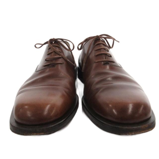 【中古】サルヴァトーレフェラガモ Salvatore Ferragamo 商行為シューズ 革靴 内鳥毛 スピード競技脹れ上がる なめし革 8.5 茶