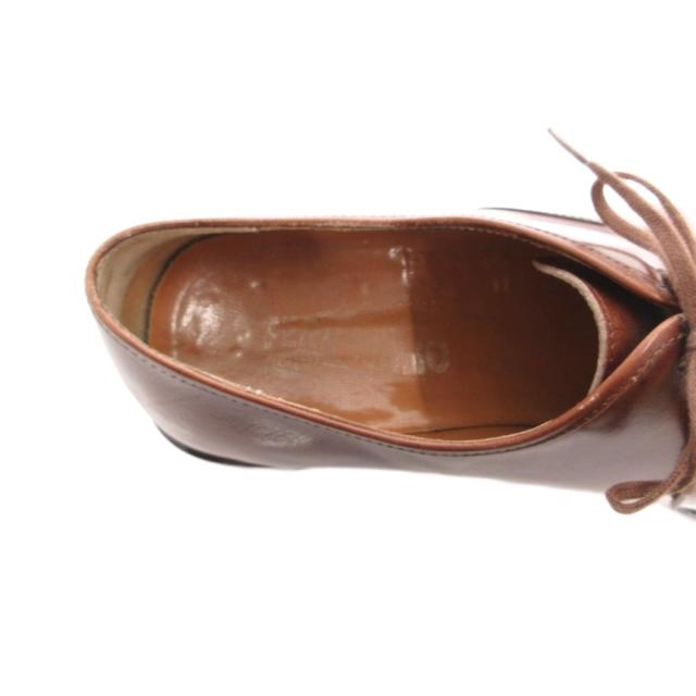 【中古】サルヴァトーレフェラガモ Salvatore Ferragamo 商行為シューズ 革靴 内鳥毛 スピード競技脹れ上がる なめし革 8.5 茶