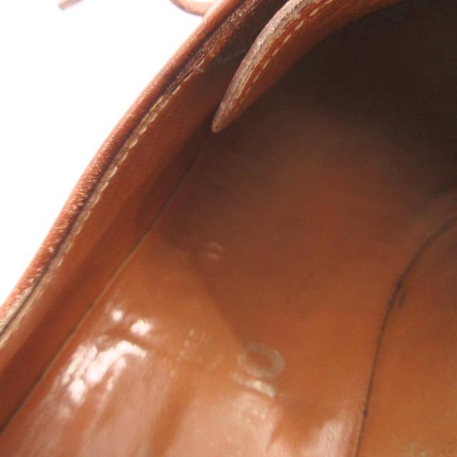 【中古】サルヴァトーレフェラガモ Salvatore Ferragamo 商行為シューズ 革靴 内鳥毛 スピード競技脹れ上がる なめし革 8.5 茶