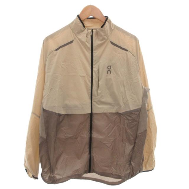 【中古】オン Weather Jacket Pants セットアップ ジャージ ジャケット パンツ ロゴ プリント イージー XL ベージュ_1