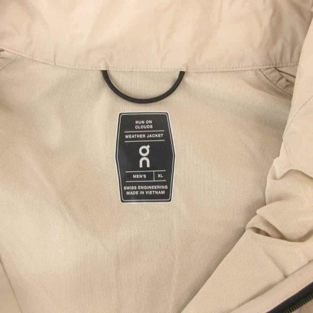 【中古】オン Weather Jacket Pants セットアップ ジャージ ジャケット パンツ ロゴ プリント イージー XL ベージュ_6