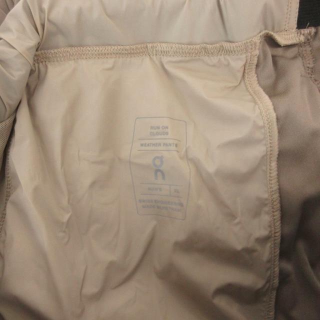 【中古】オン Weather Jacket Pants セットアップ ジャージ ジャケット パンツ ロゴ プリント イージー XL ベージュ_7