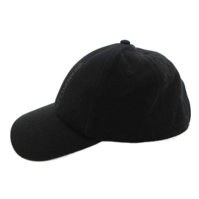 【中古】モンクレール MONCLER ベースボール キャップ 帽子 ロゴ プリント 黒 ブラック /FF メンズ_2