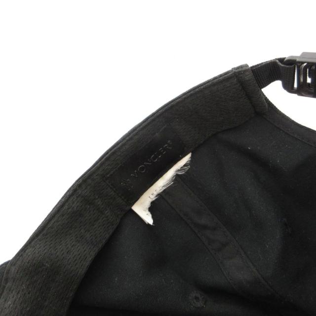 【中古】モンクレール MONCLER ベースボール キャップ 帽子 ロゴ プリント 黒 ブラック /FF メンズ_6