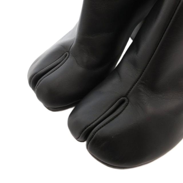 【中古】メゾンマルジェラ 22 Maison Margiela 22 足袋ブーツ 遊撃手 チャンキーヒール なめし革 36 黒 黒いこと