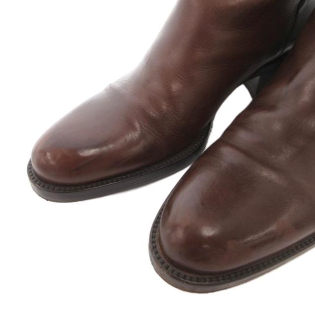 【中古】サルトル SARTORE ジョッキー ブーツ ロング レザー 35 茶 ブラウン SR1169 /FF レディース_5