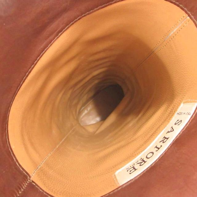 【中古】サルトル SARTORE ジョッキー ブーツ ロング レザー 35 茶 ブラウン SR1169 /FF レディース_6