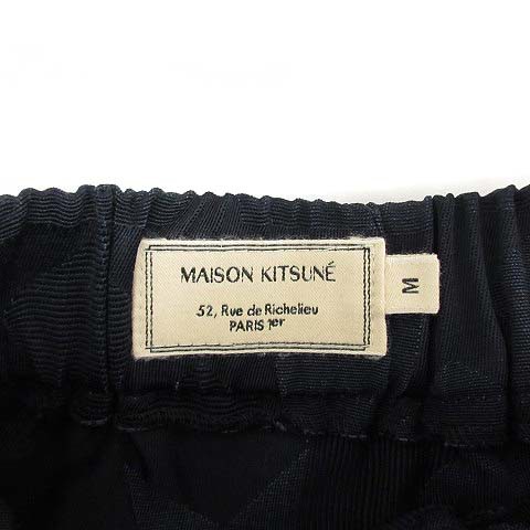 中古】メゾンキツネ MAISON KITSUNE 18SS パンツ イージー テーパード