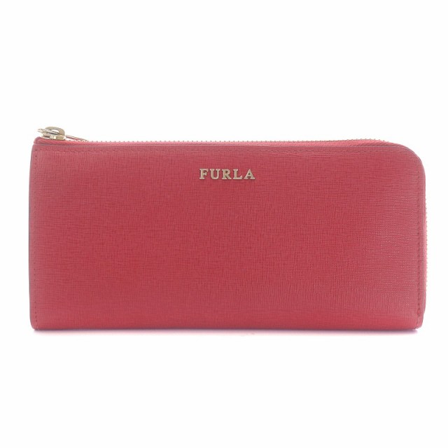 中古】フルラ FURLA 長財布 ロングウォレット L字ファスナー ロゴ