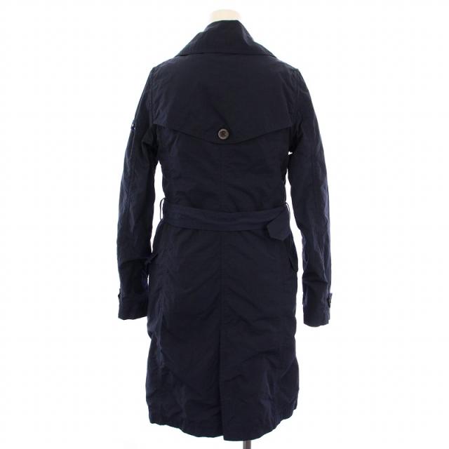 タトラスインナーダウン付きトレンチコート紺色
