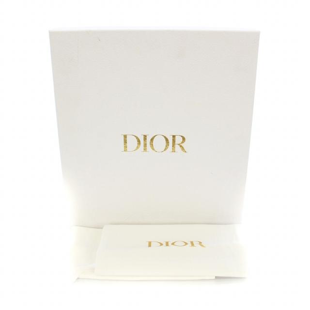 【中古】Christian Dior DTWIST カナージュ サンダル キルティング レザー ラムスキン エスパドリーユ 38.5 25.5cm