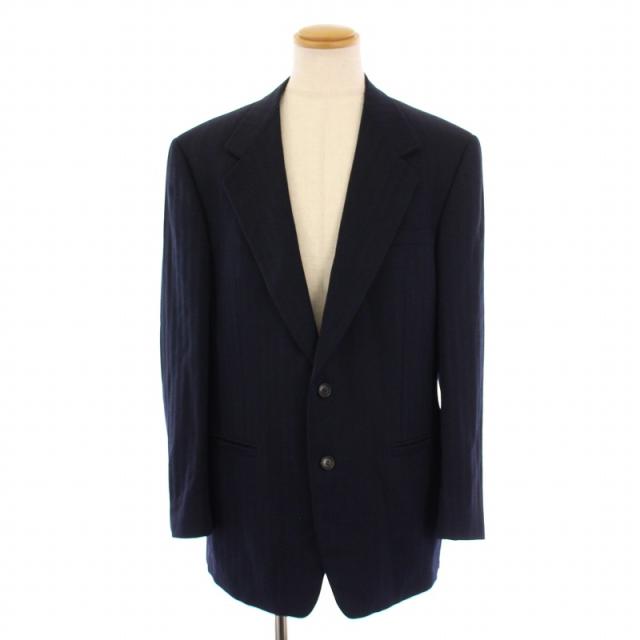 【中古】VERSACE CLASSIC V2 スーツ セットアップ 上下 テーラードジャケット パンツ 52 紺 メンズ_1