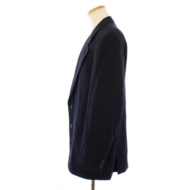 【中古】VERSACE CLASSIC V2 スーツ セットアップ 上下 テーラードジャケット パンツ 52 紺 メンズ_2