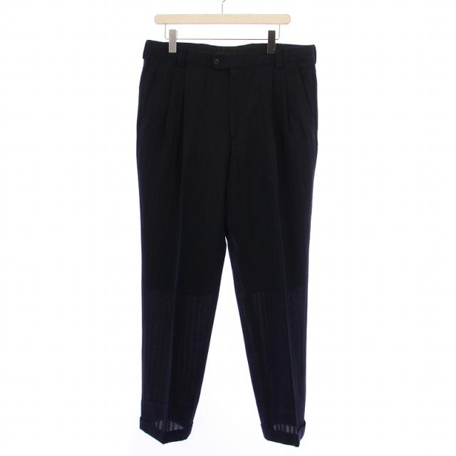 【中古】VERSACE CLASSIC V2 スーツ セットアップ 上下 テーラードジャケット パンツ 52 紺 メンズ_4