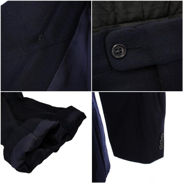 【中古】VERSACE CLASSIC V2 スーツ セットアップ 上下 テーラードジャケット パンツ 52 紺 メンズ_7