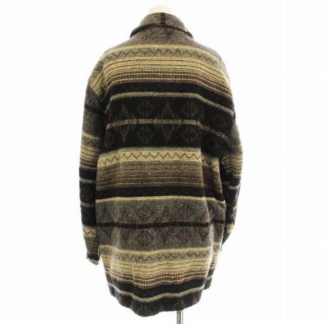 【中古】エルエルビーン L.L.BEAN 70s〜80s USA製 ウール ステンカラーコート M 茶 ブラウン /☆G レディース