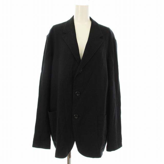 【新品】 Ys ワイズ ブラック テーラード ジャケット 薄手 軽量 ストレッチ Ys ワイズ ブラック テーラード ジャケット 薄手 軽量 ストレッチ