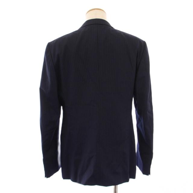 【中古】EMPORIO ARMANI T LINE セットアップ スーツ 上下 ジャケット パンツ 48 ネイビー メンズ_3
