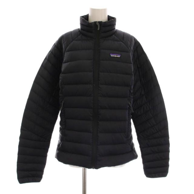 【中古】パタゴニア Patagonia ウィメンズ ダウン セーター ダウンジャケット ジップアップ アウター S 黒 ブラック