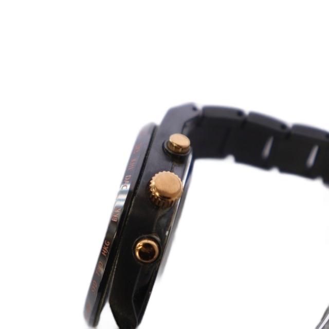 【中古】セイコー SEIKO 腕時計 ソーラー クロノグラフ デイト カレンダー付き 黒 /KH メンズ_5