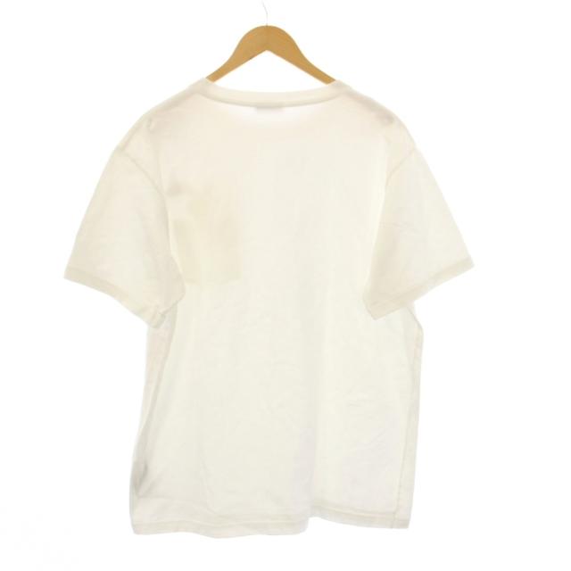 【中古】ディオールオム Dior HOMME ERL 23SS ロゴエンブロイダリー バニーワッペン Tシャツ カットソー 半袖 L 白_1