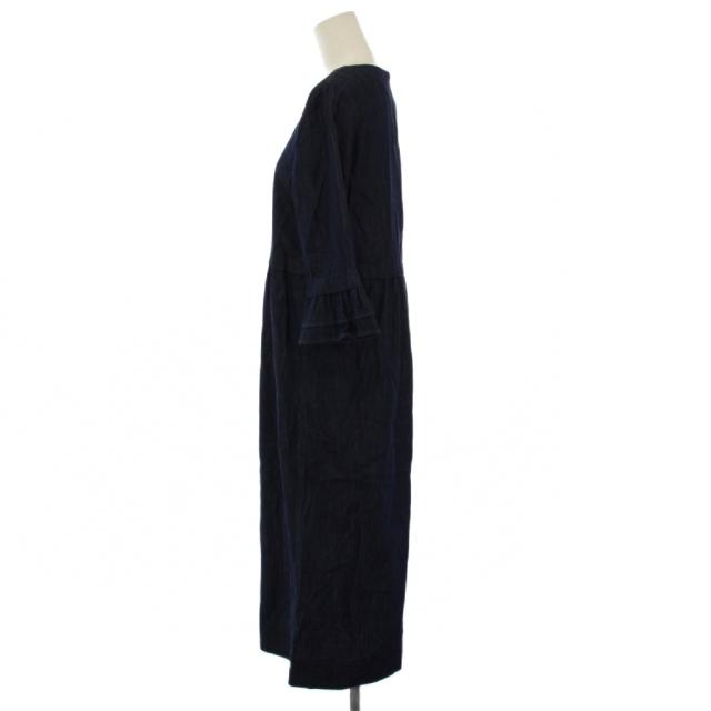 【中古】Sマックスマーラ 'S Max Mara ワンピース ロング 七分袖 デニム I36 インディゴ /BM レディース