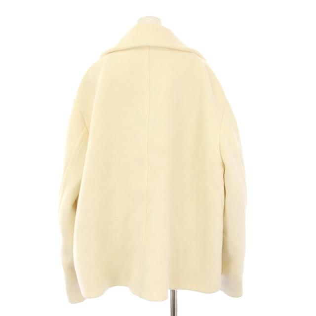 【中古】クロエ CHLOE 24AW ピーコート Pコート ショート丈 34 白 CH24WMA9607211234 /KH レディース