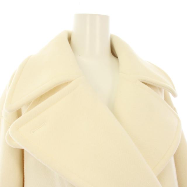 【中古】クロエ CHLOE 24AW ピーコート Pコート ショート丈 34 白 CH24WMA9607211234 /KH レディース