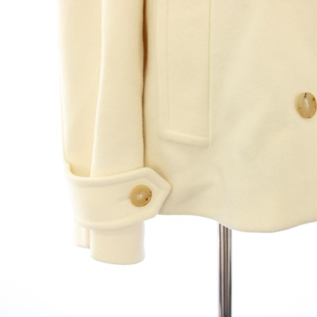 【中古】クロエ CHLOE 24AW ピーコート Pコート ショート丈 34 白 CH24WMA9607211234 /KH レディース