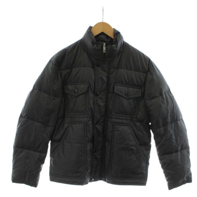 【中古】バーバリー ロンドン BURBERRY LONDON ダウンジャケット 上着 M 黒 ブラック /RR レディース