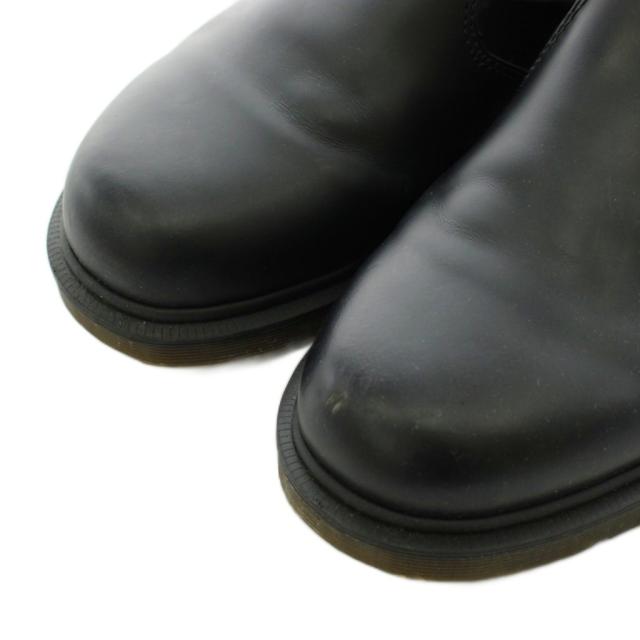 【中古】ドクターマーチン DR.MARTENS チェルシーブーツ サイドゴアブーツ ショートブーツ UK7 黒 ブラック