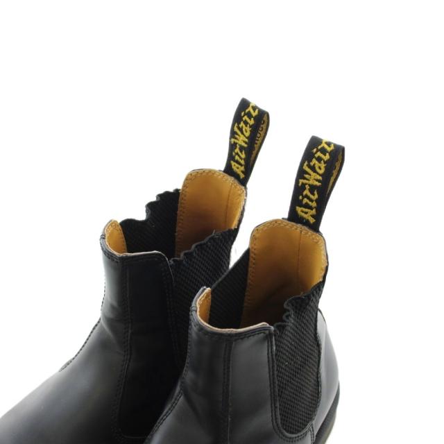 【中古】ドクターマーチン DR.MARTENS チェルシーブーツ サイドゴアブーツ ショートブーツ UK7 黒 ブラック