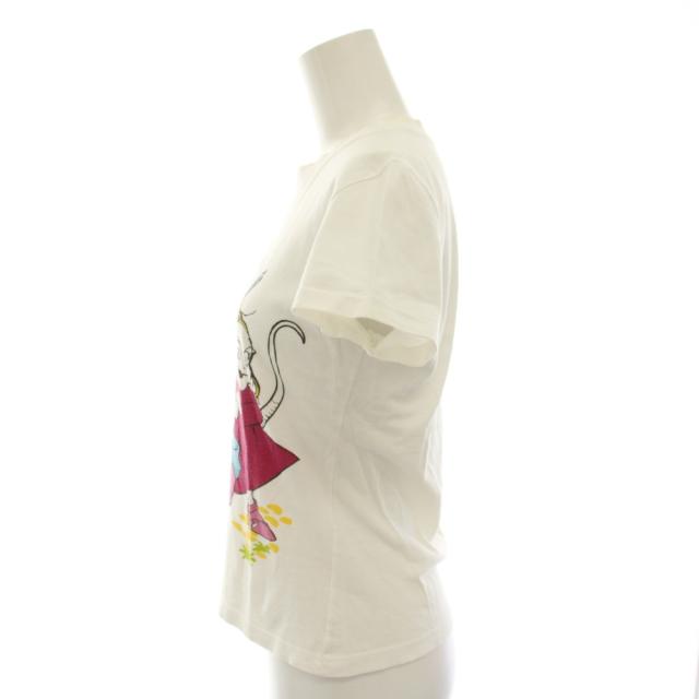 【中古】クリスチャンディオール ガリアーノ期 サマーホリデイ Tシャツ 半袖 F38 白 2A12155029 レディース